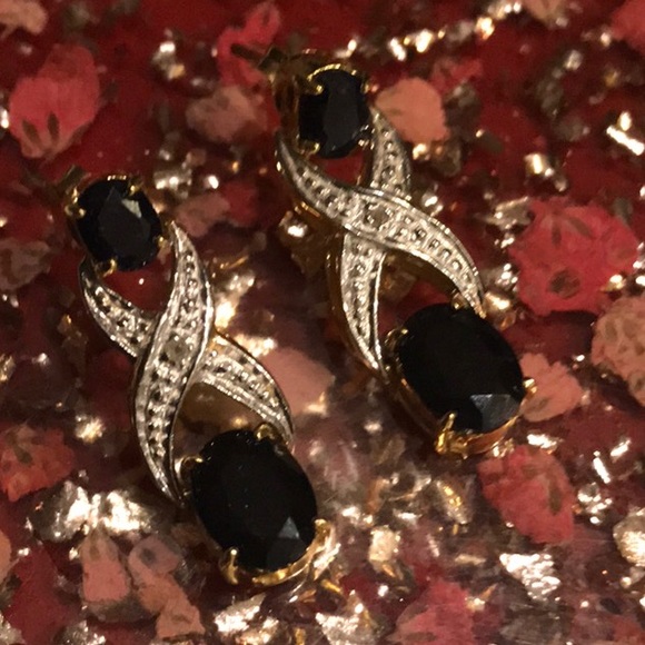 Beautiful Sapphire 3.0 CTW Designer Earrings - Picture 8 of 11